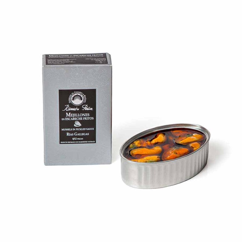 Ramon Pena Medium Mussels in Pickled Sauce, 8/12 pieces