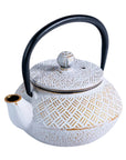 White Cast Iron Tea Pot 10oz