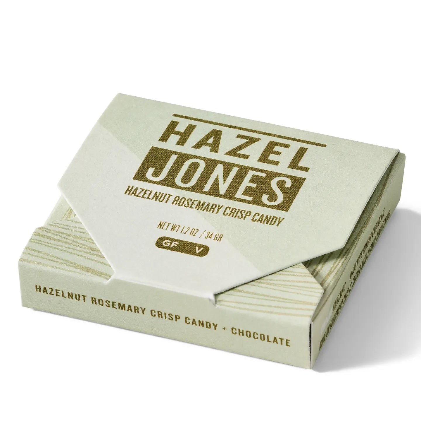 Hazel Jones - Hazelnut Rosemary Crisp Candy in 70% Chocolate