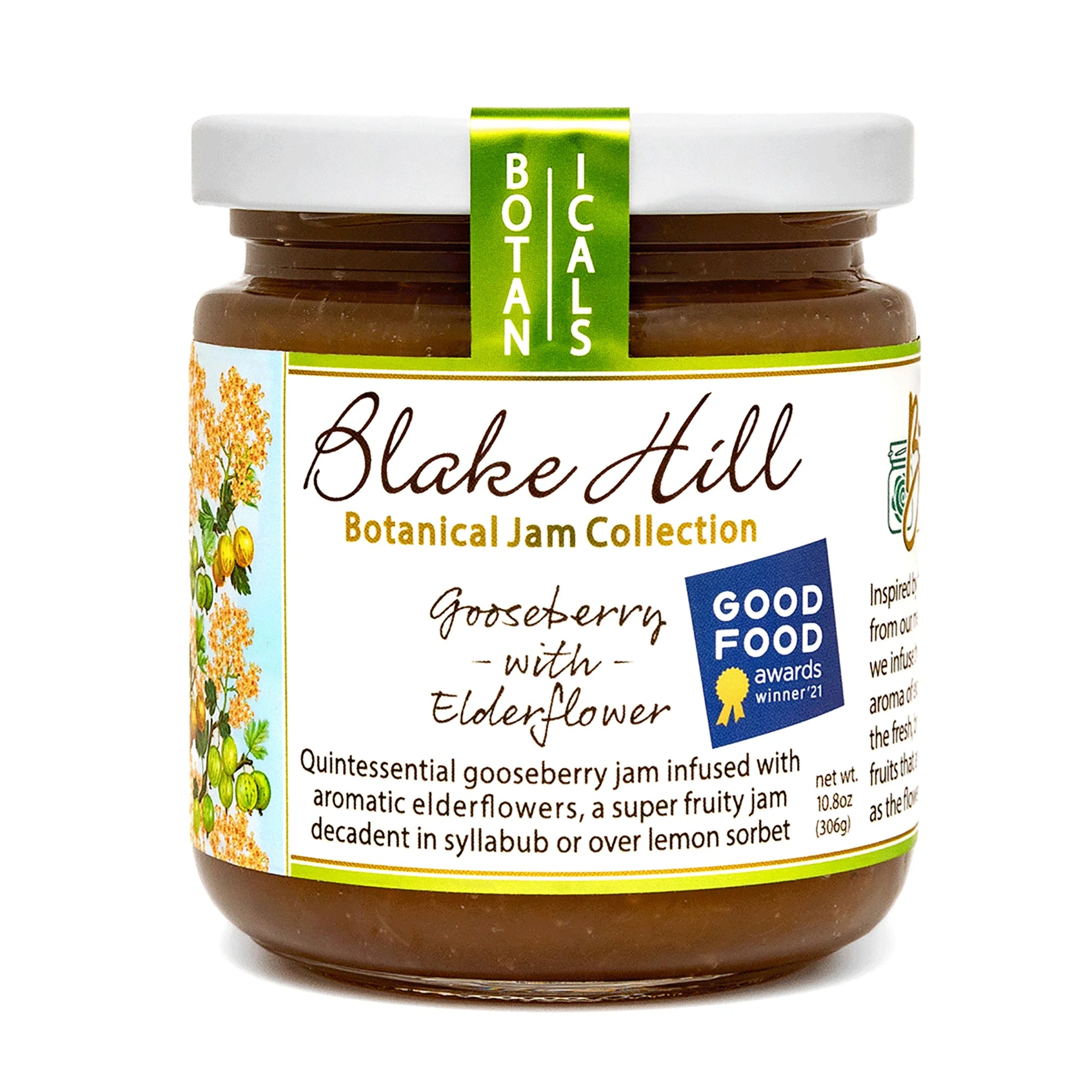Blake Hill Gooseberry with Elderflower Jam