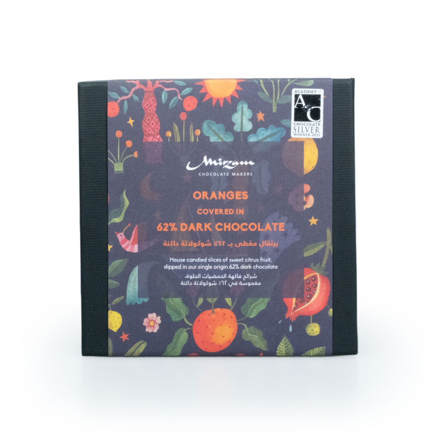 Mirzam Secret Spice Garden Dark Chocolate Coated Oranges