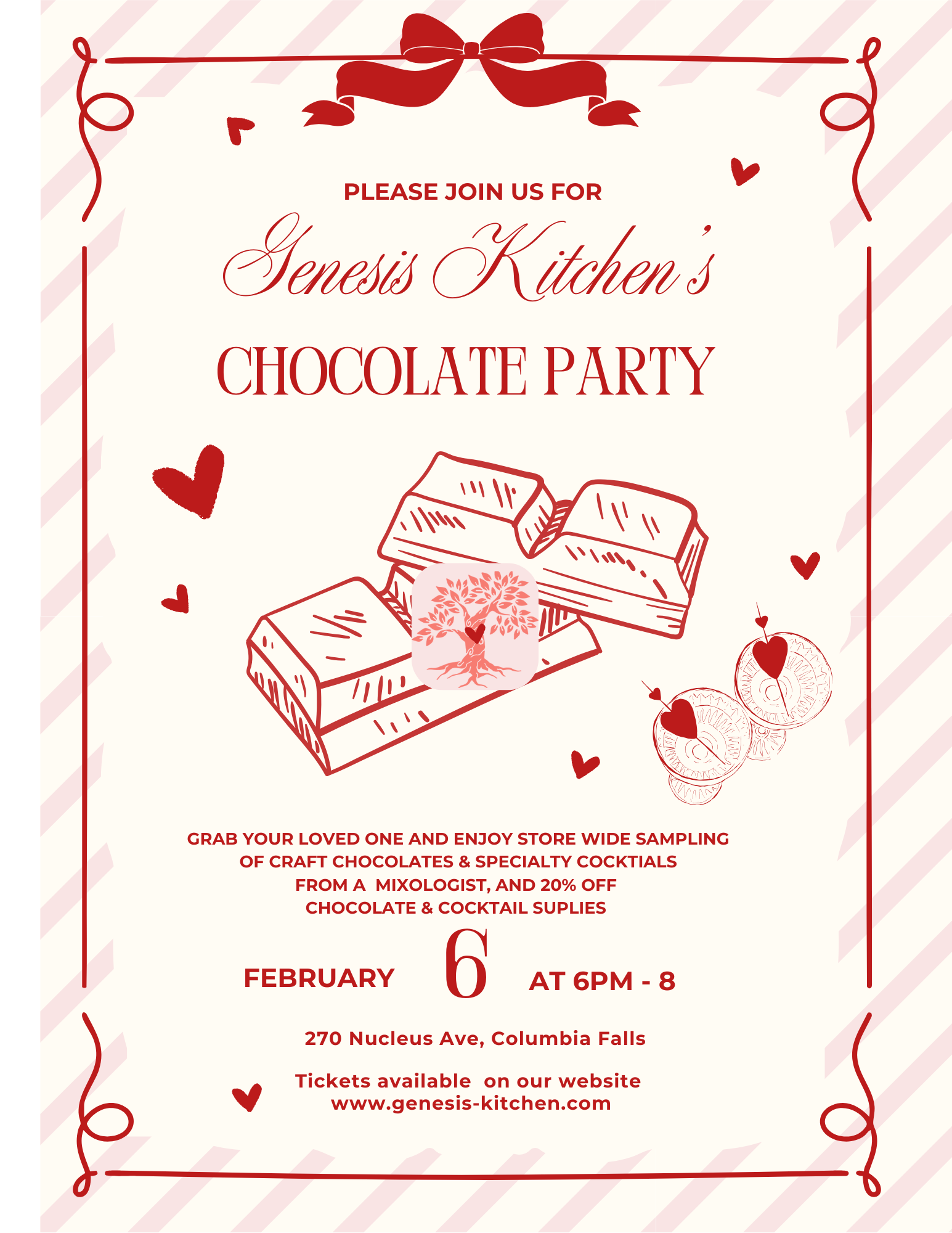 Chocolate Party Ticket