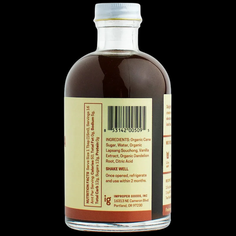 Raft Smoked Tea Vanilla Syrup – Genesis Kitchen