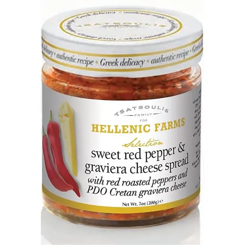 Hellenic Farms Sweet Red Pepper &amp; Graviera Cheese Spread