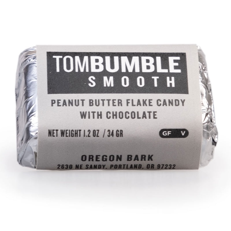 Tom Bumble Smooth Chocolate Covered Peanut Butter Flake Candy