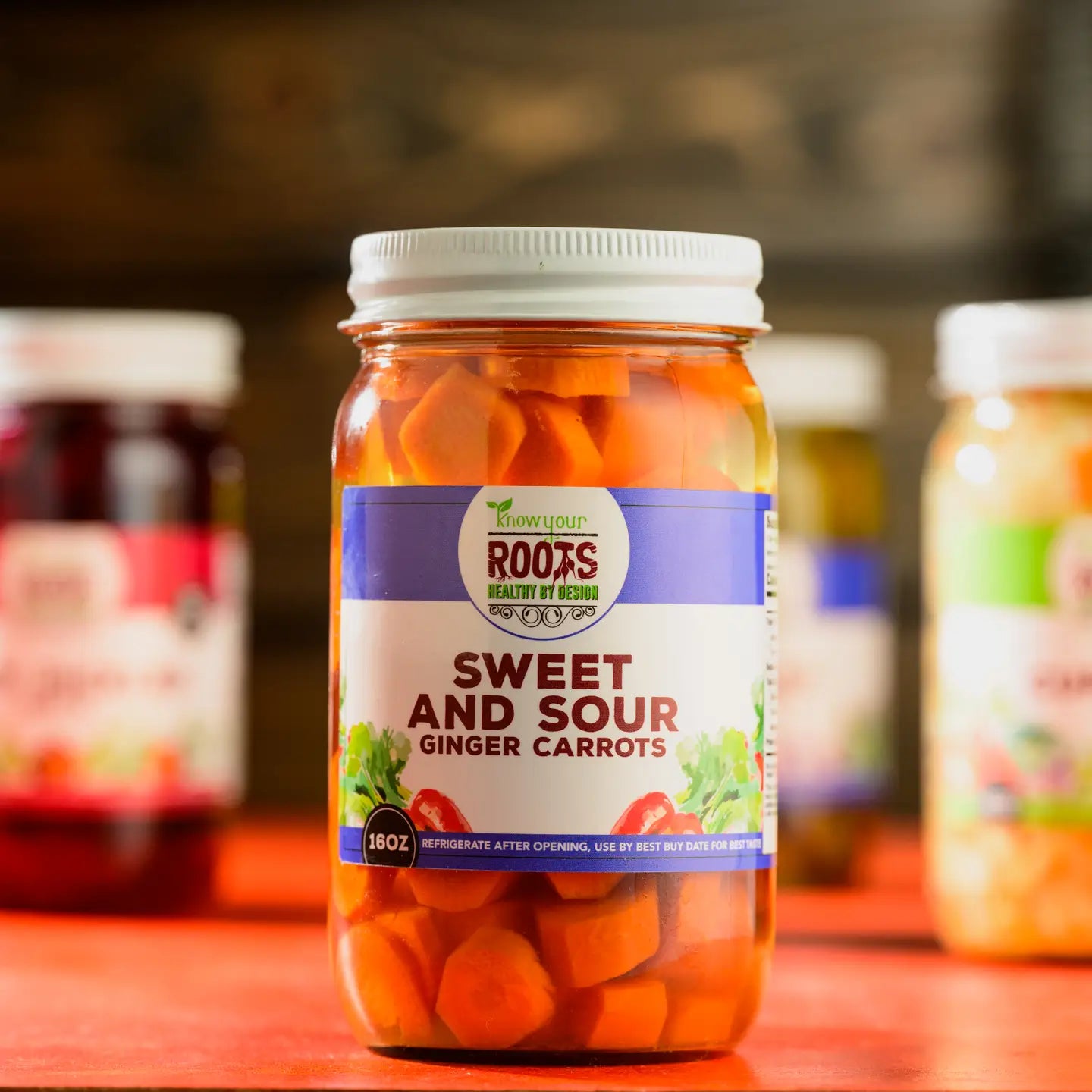 Know Your Roots Sweet and Sour Ginger Carrots