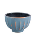 Blue & Gold Cast Iron Tea Cup 3oz