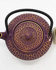 Purple Shippo Cast Iron Tea Pot 32oz