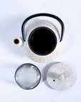 White Cast Iron Tea Pot 10oz