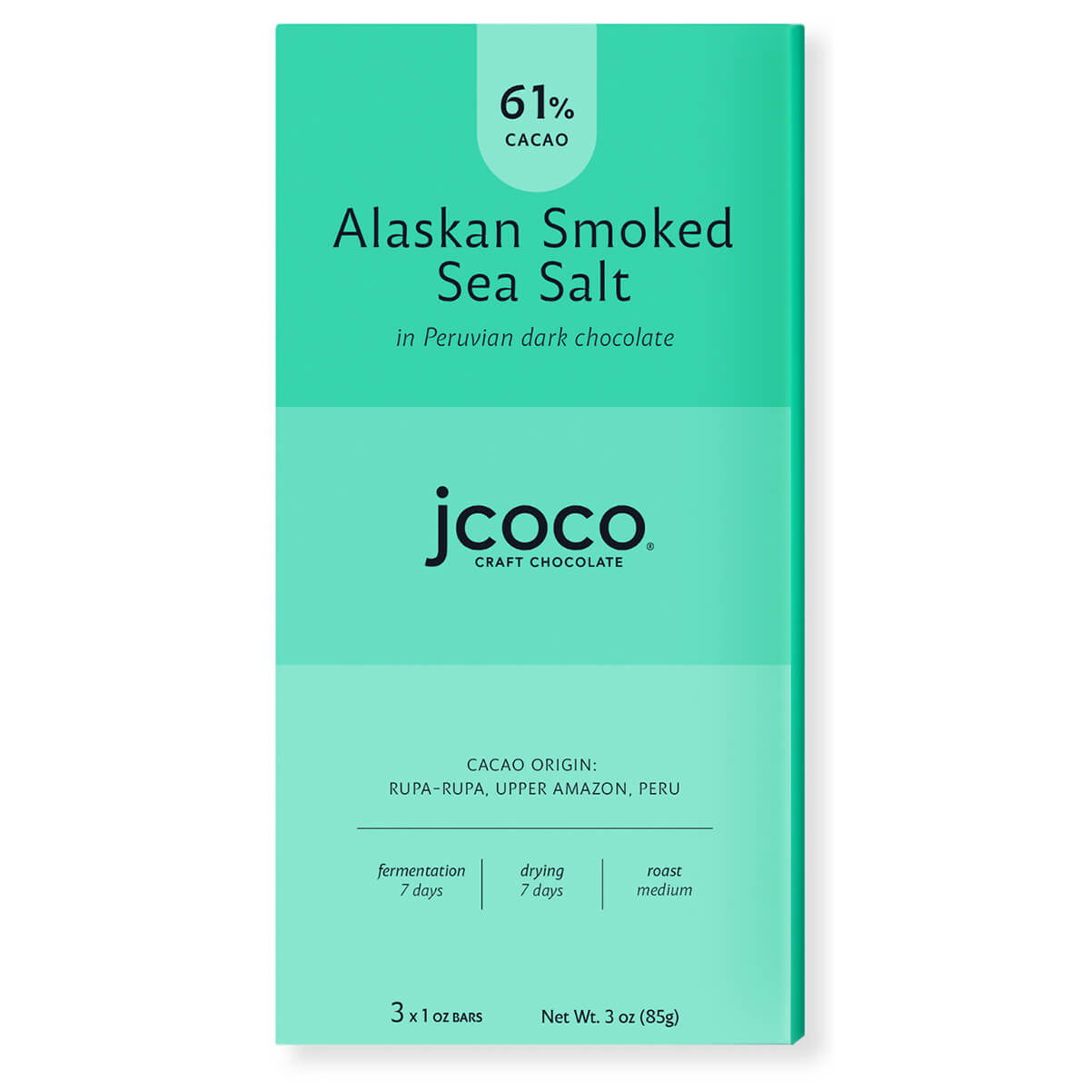 Jcoco Alaskan Smoked Sea Salt 61%